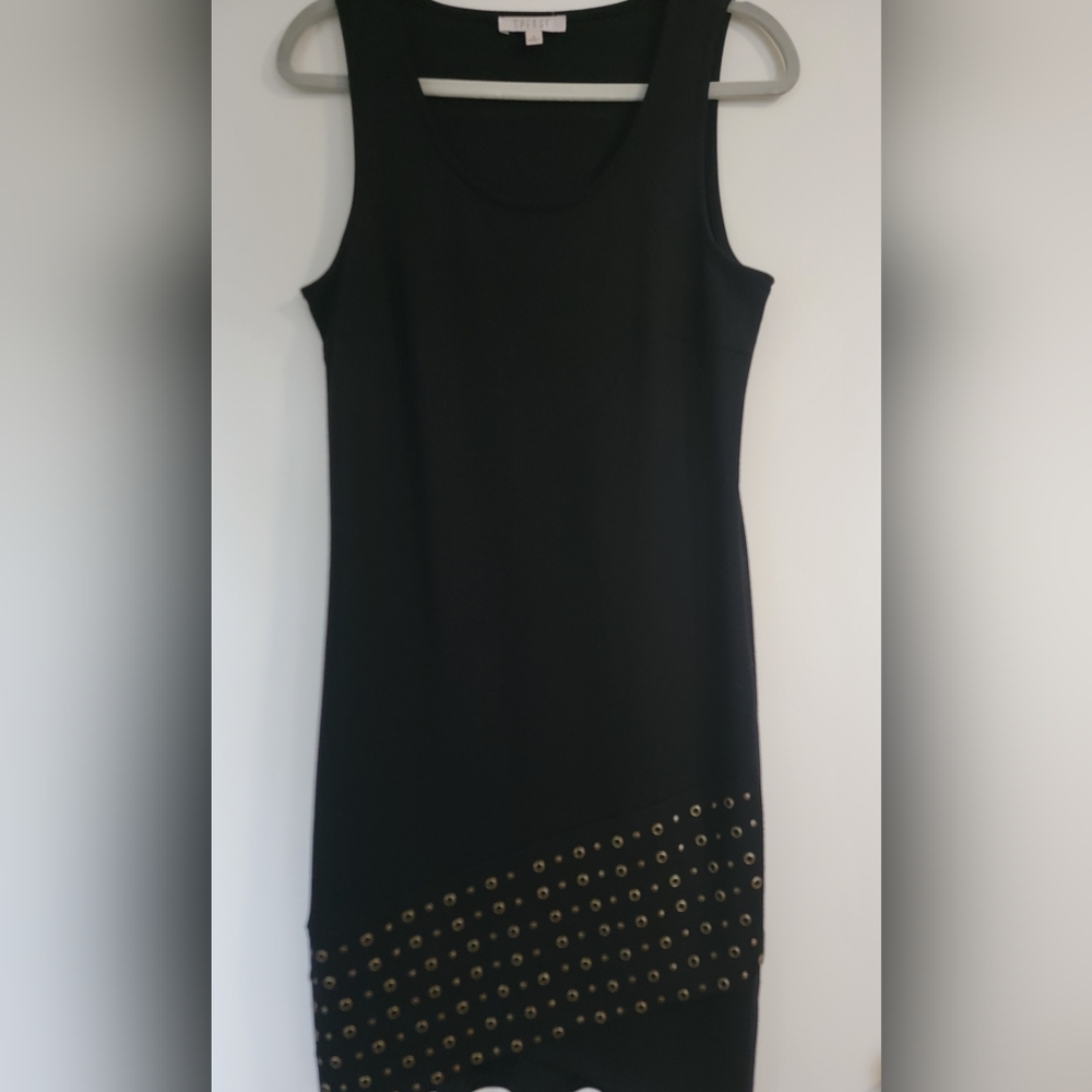 Spense Black Eyelet Dress Size 10